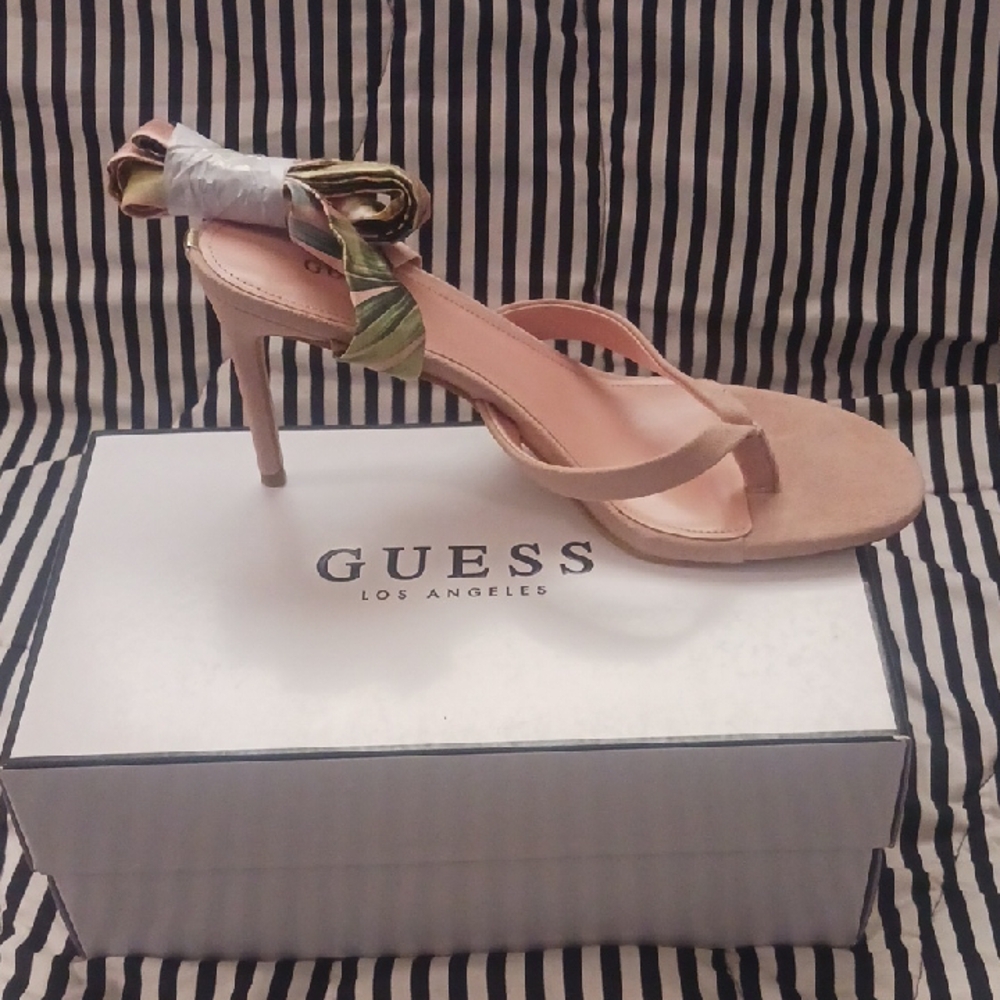 Guess Pink and Green Stiletto Heels